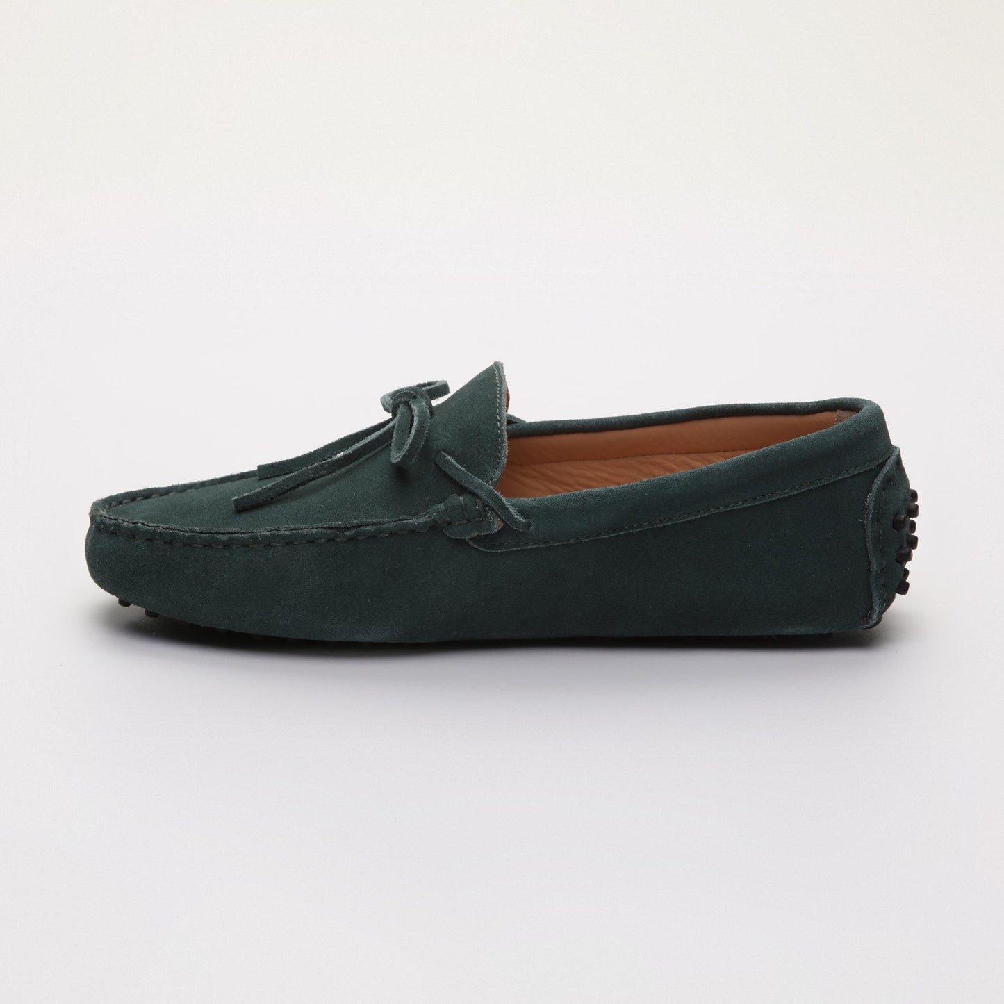 JOHNNY mocassins à lacets vert