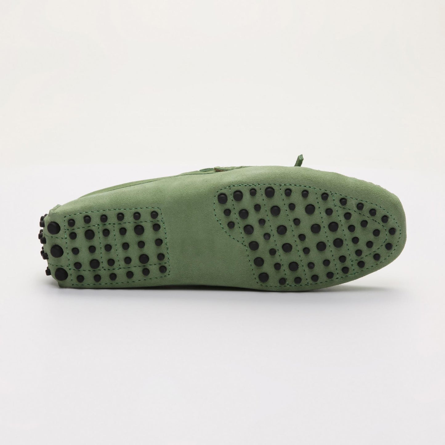 JOHNNY mocassins à lacets vert clair