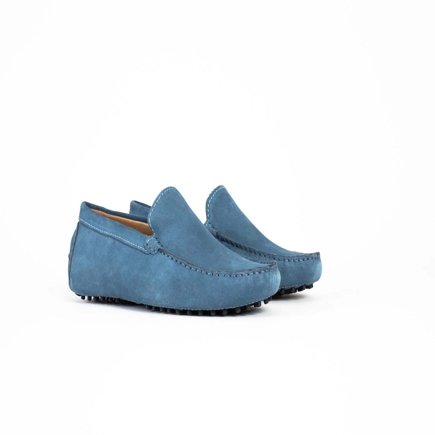 LENNY mocassins classiques gris bleu