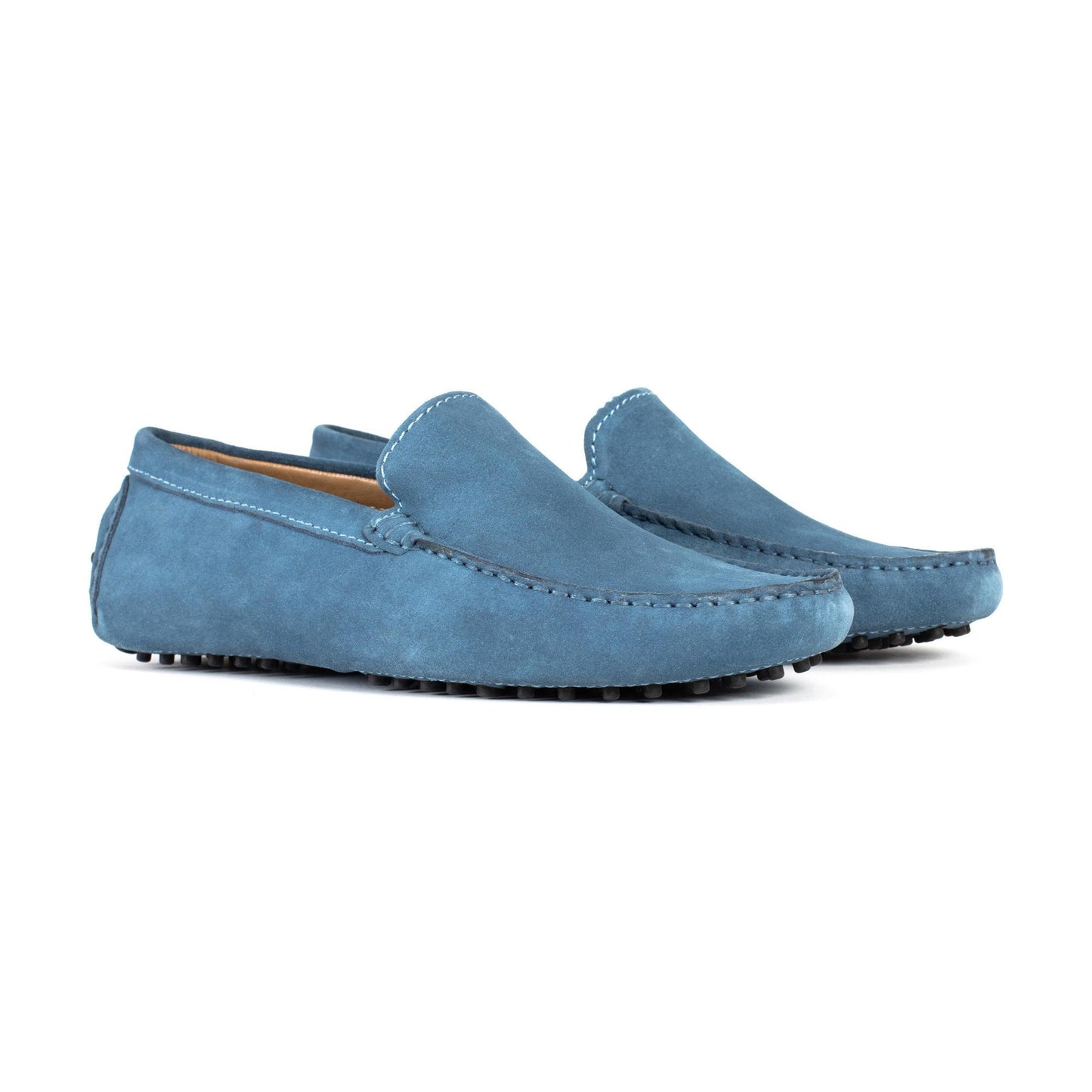 LENNY mocassins classiques gris bleu
