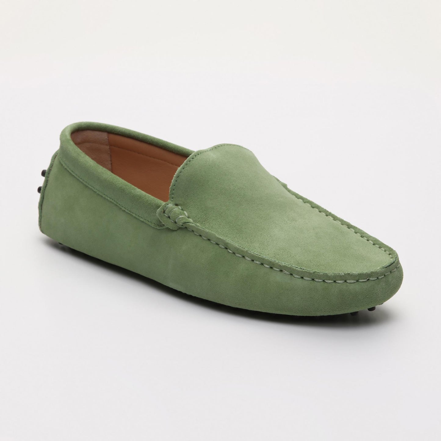 LENNY mocassins classiques vert clair