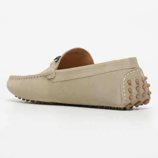LUKE mocassins fantaisies beige clair