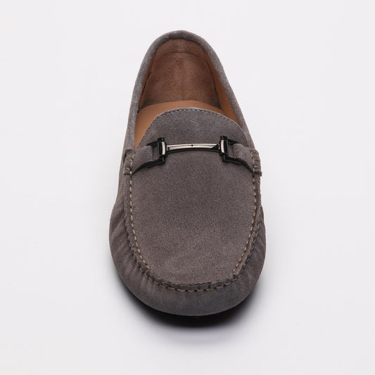 LUKE mocassins fantaisies gris foncé