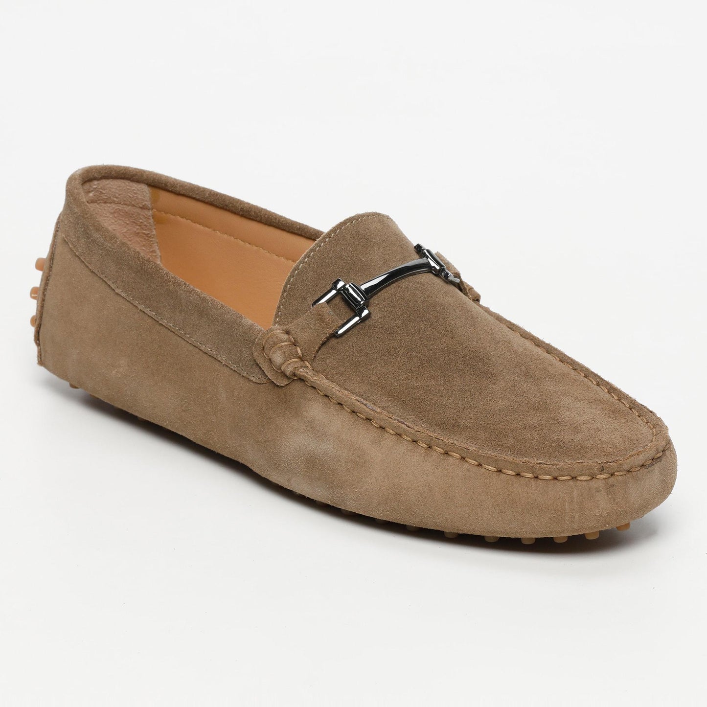 LUKE mocassins fantaisies kaki brun