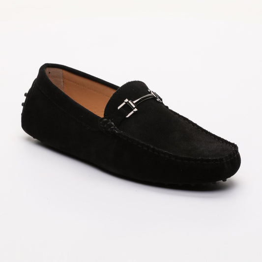 LUKE mocassins fantaisies noir