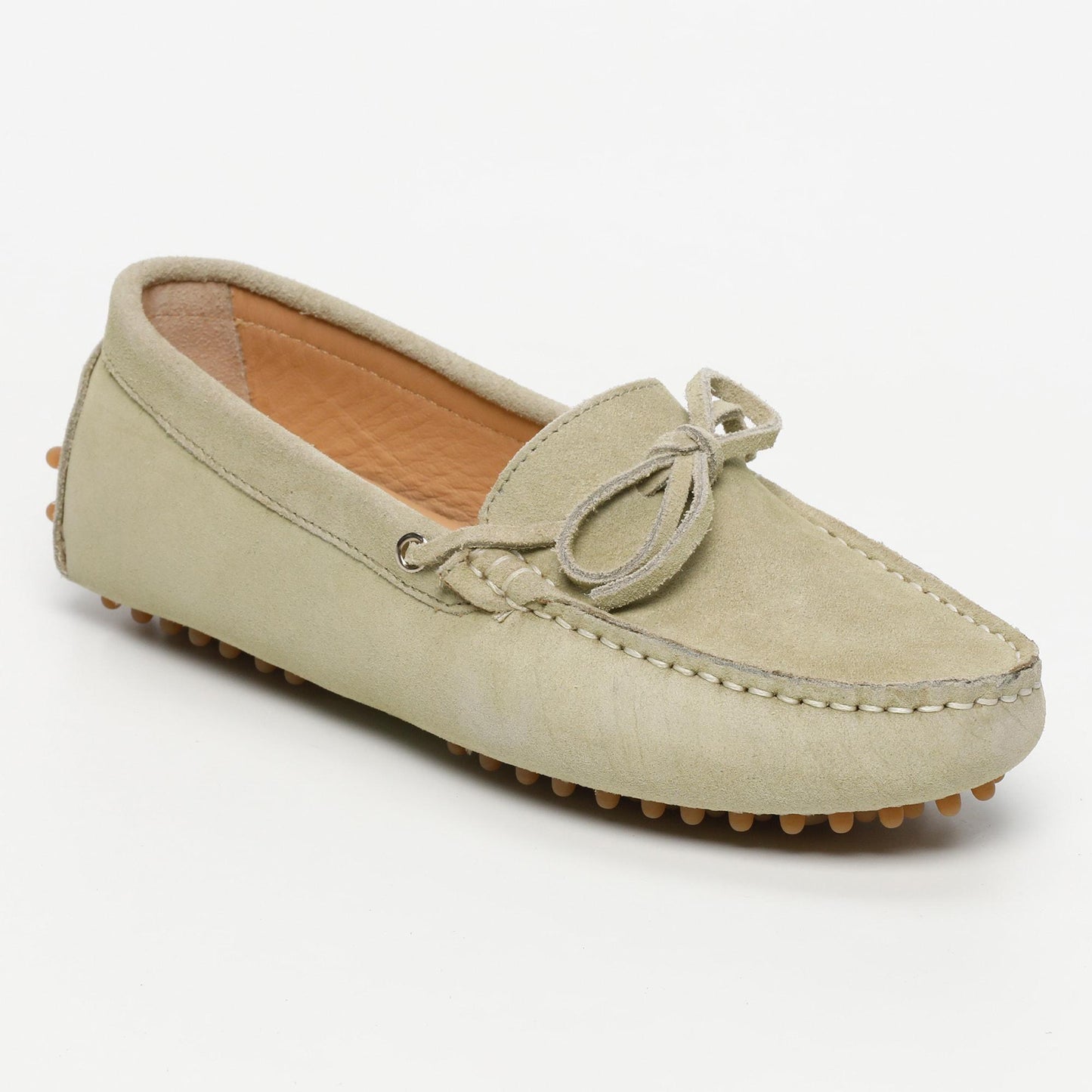 NEWTON mocassins à lacets anis