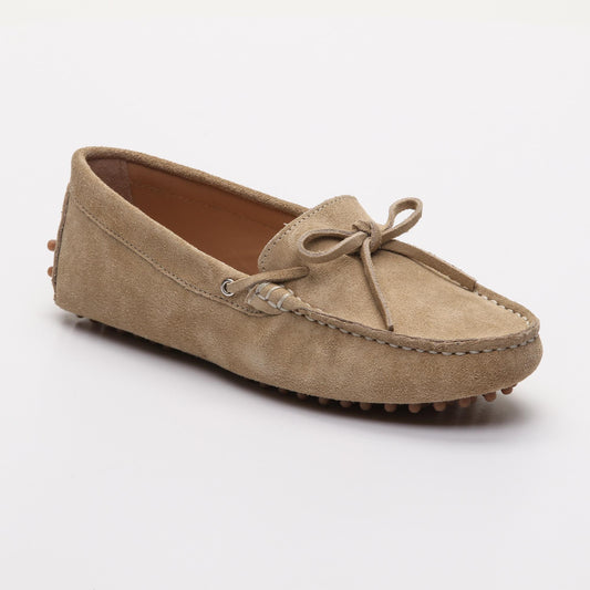 NEWTON mocassins à lacets beige