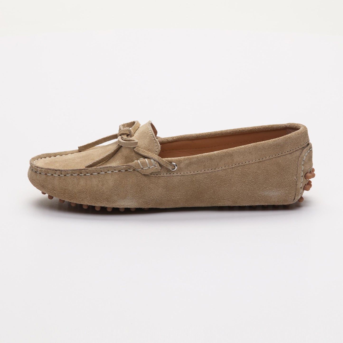 NEWTON mocassins à lacets beige