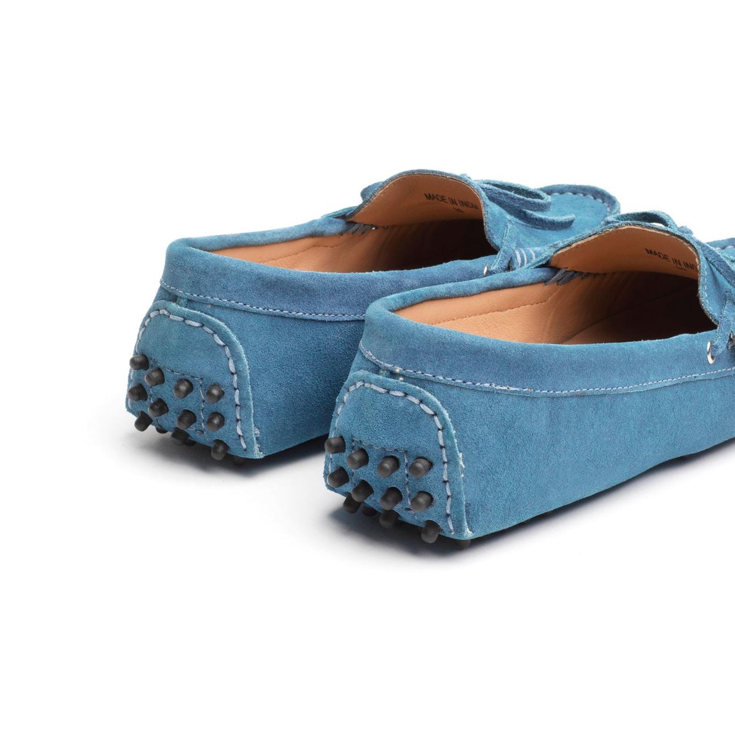 NEWTON mocassins à lacets bleu électrique