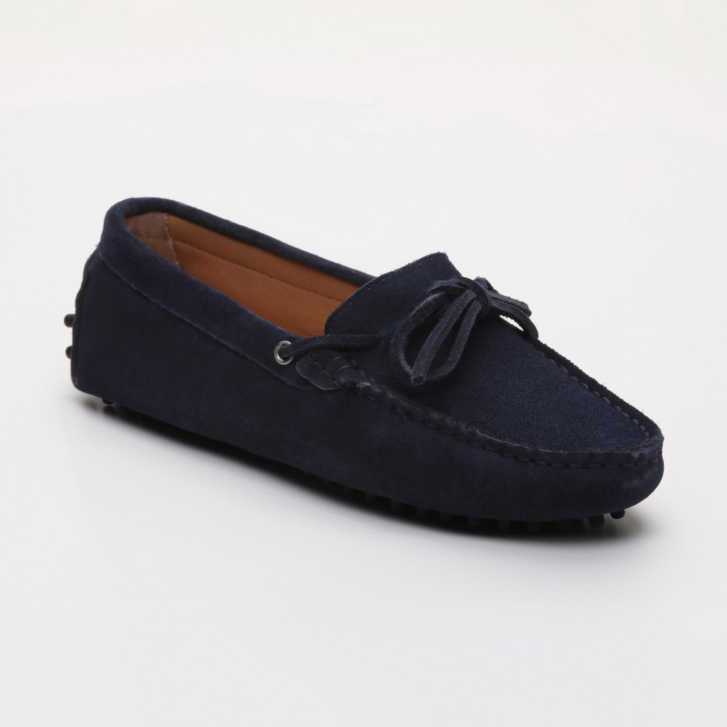 NEWTON mocassins à lacets bleu sargasso