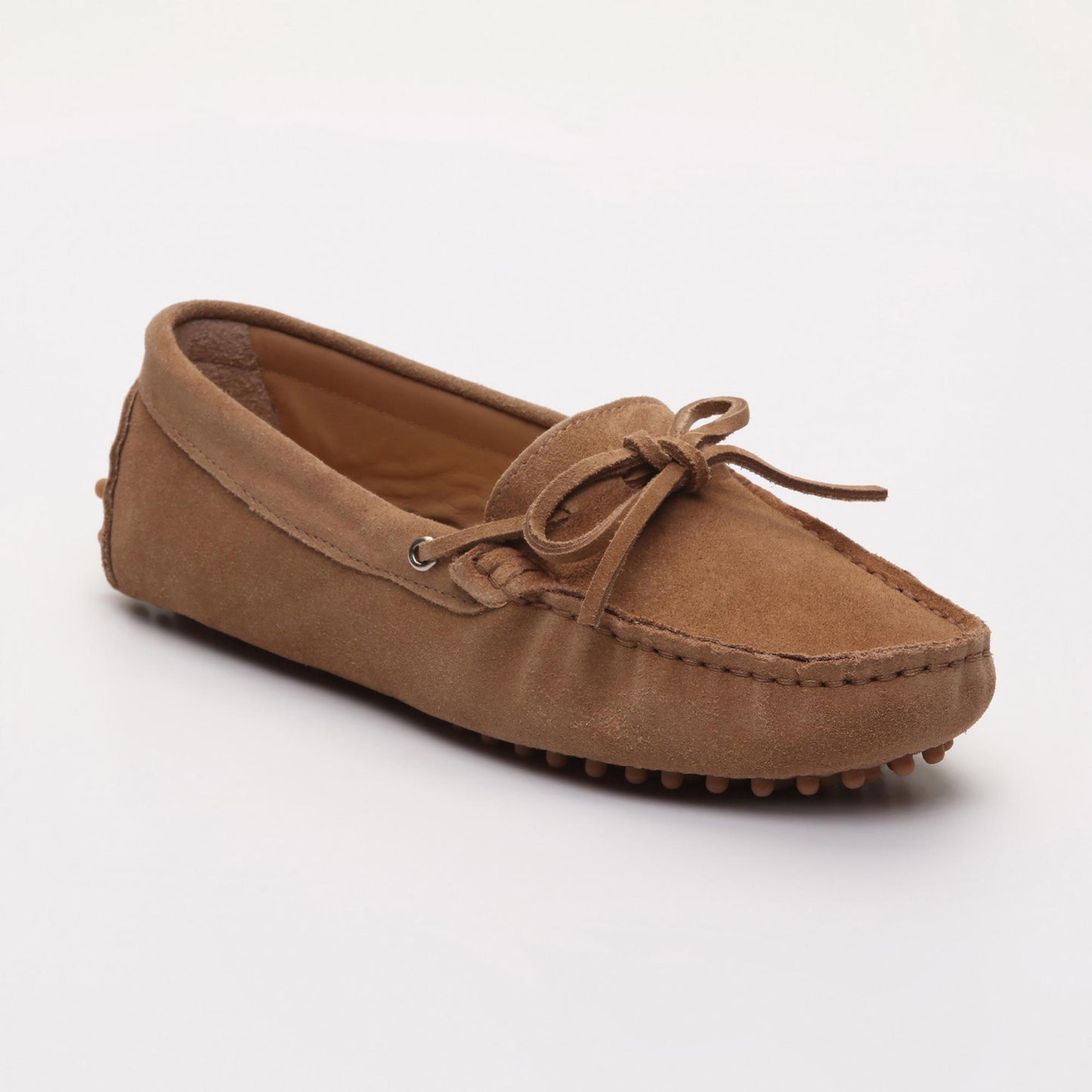 NEWTON mocassins à lacets creme