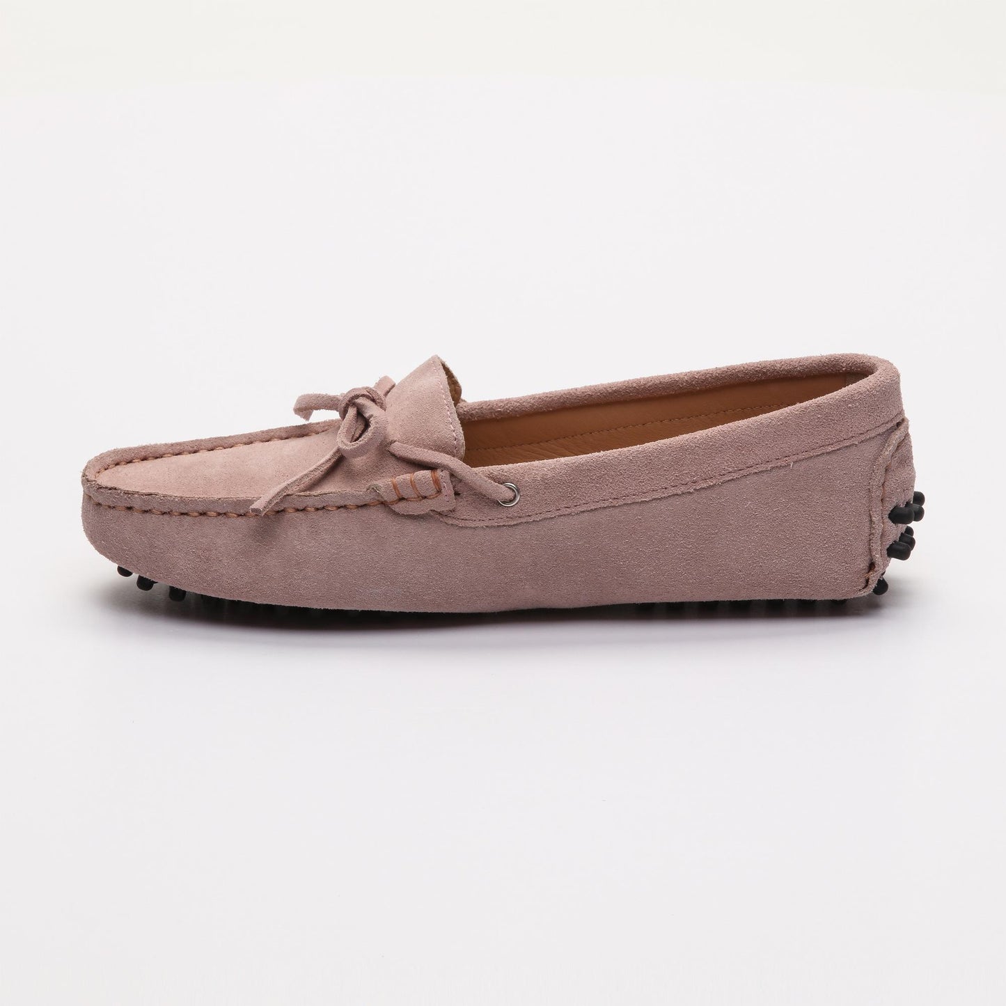 NEWTON mocassins à lacets rose clair