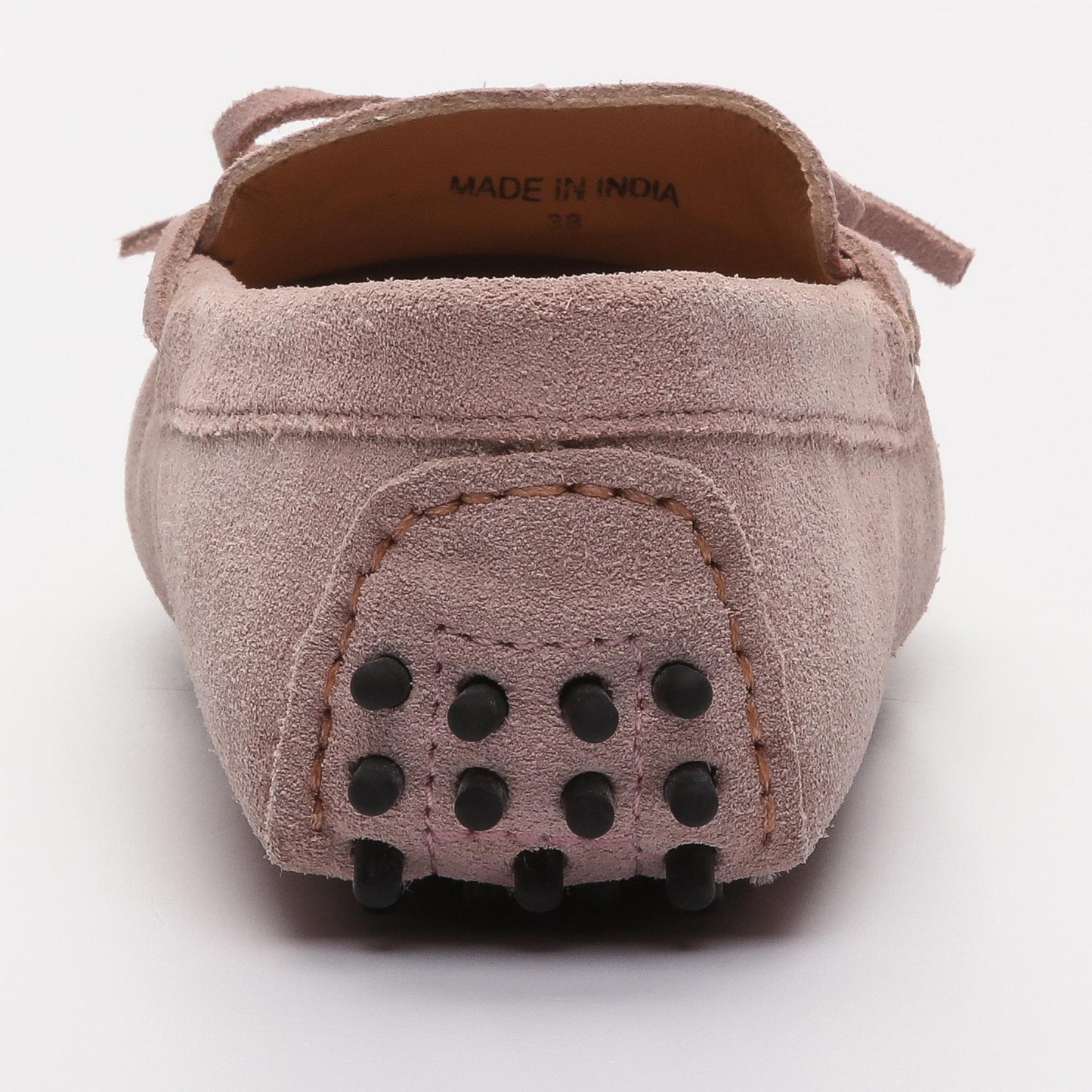 NEWTON mocassins à lacets rose clair