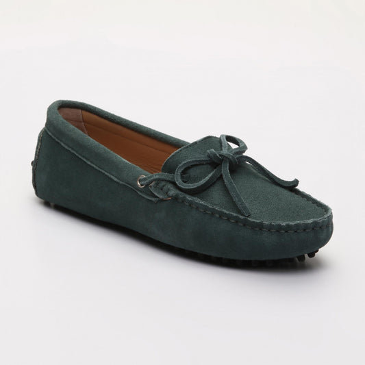 NEWTON mocassins à lacets vert