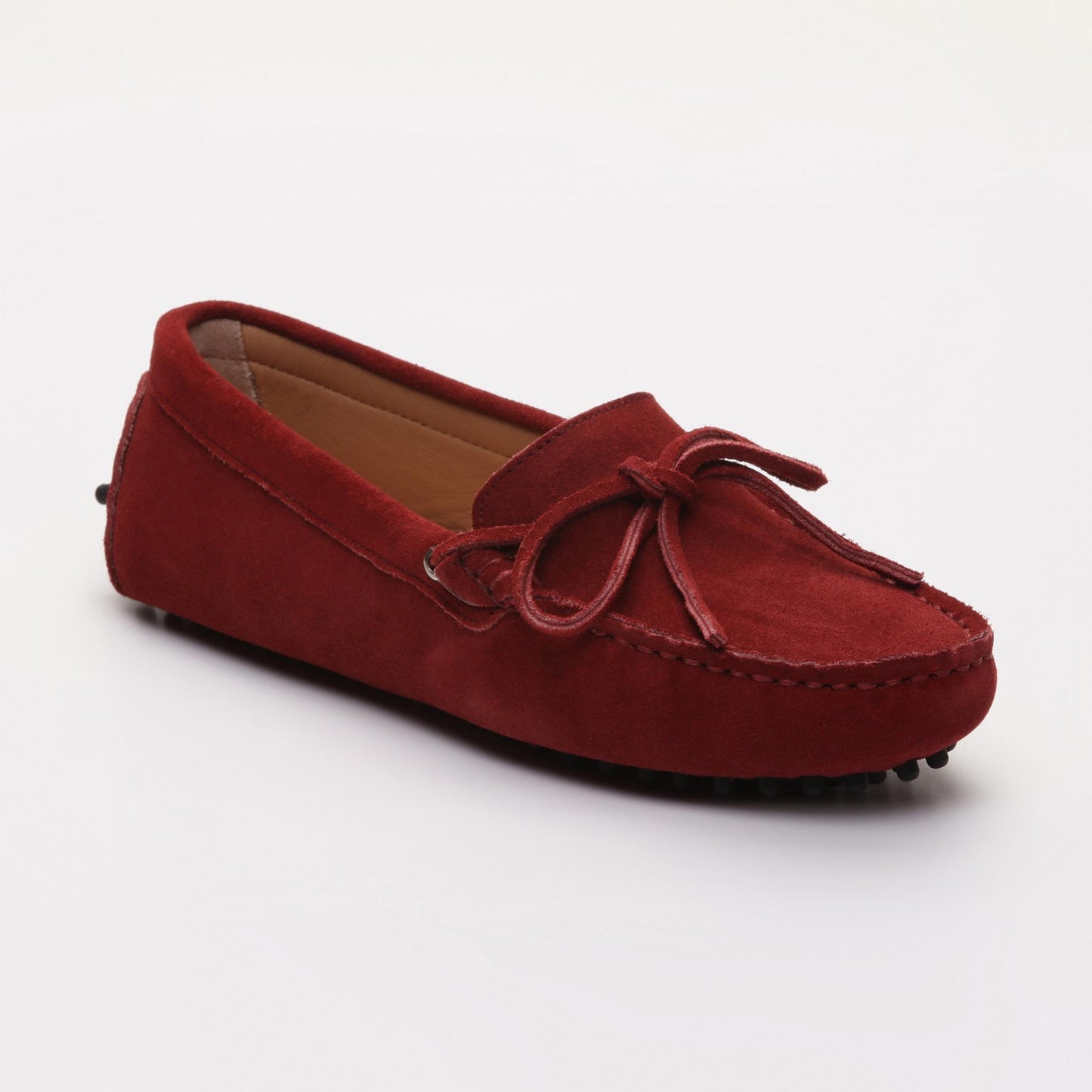 NEWTON mocassins à lacets vin de vin