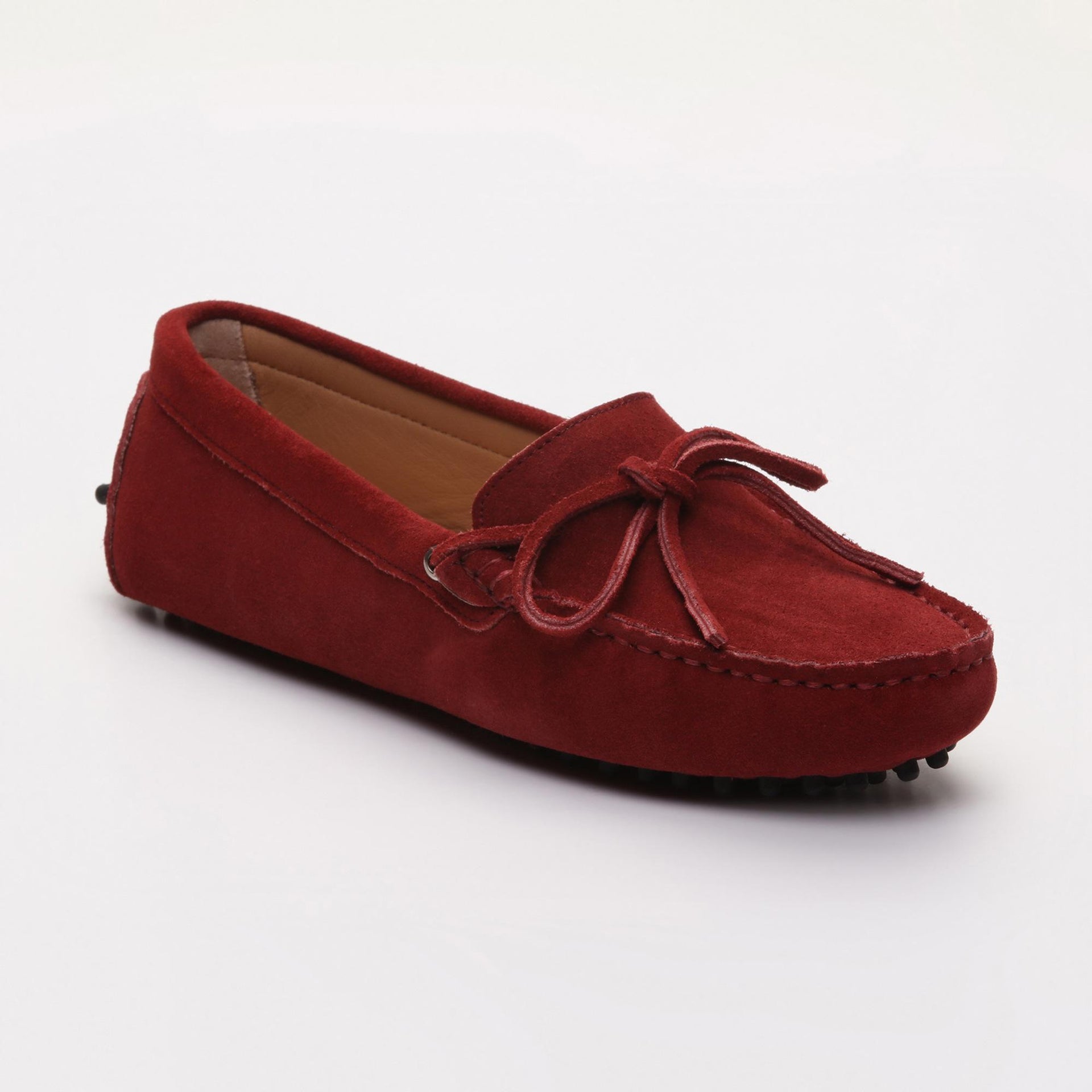 NEWTON mocassins à lacets vin de vin – Charles Smith