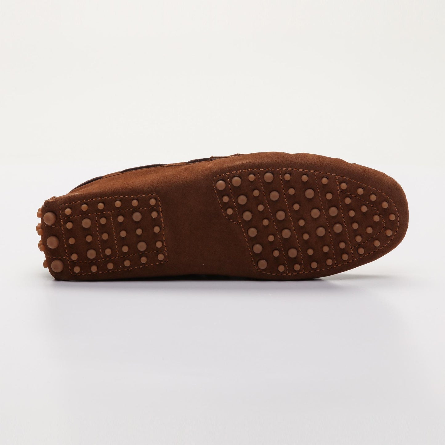 QUID mocassins à lacets camel et chocolat