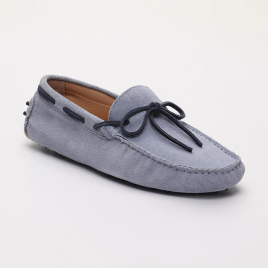 QUID mocassins à lacets ciel et sargasso