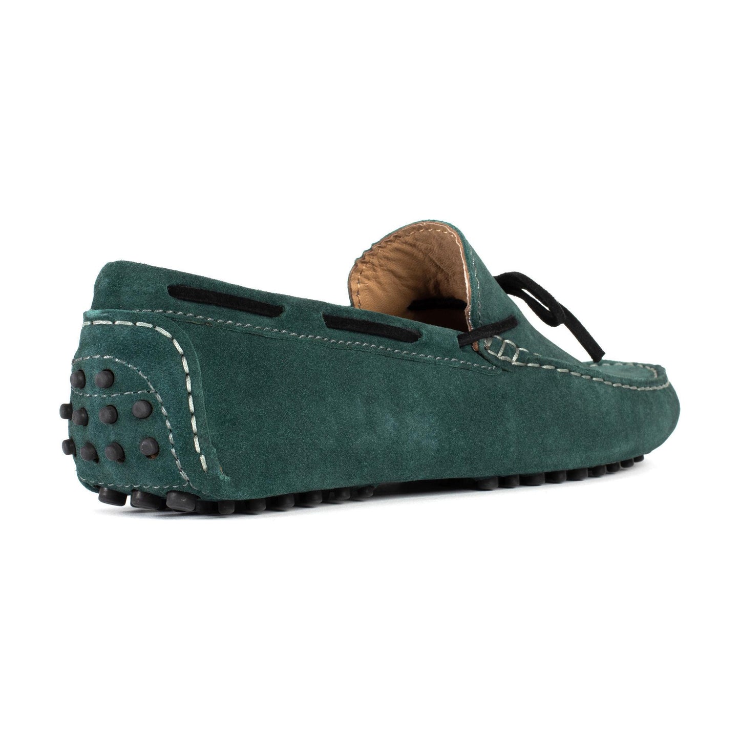 QUID mocassins à lacets forêt et noir