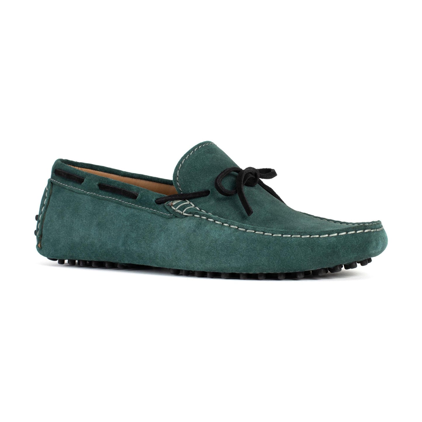 QUID mocassins à lacets forêt et noir