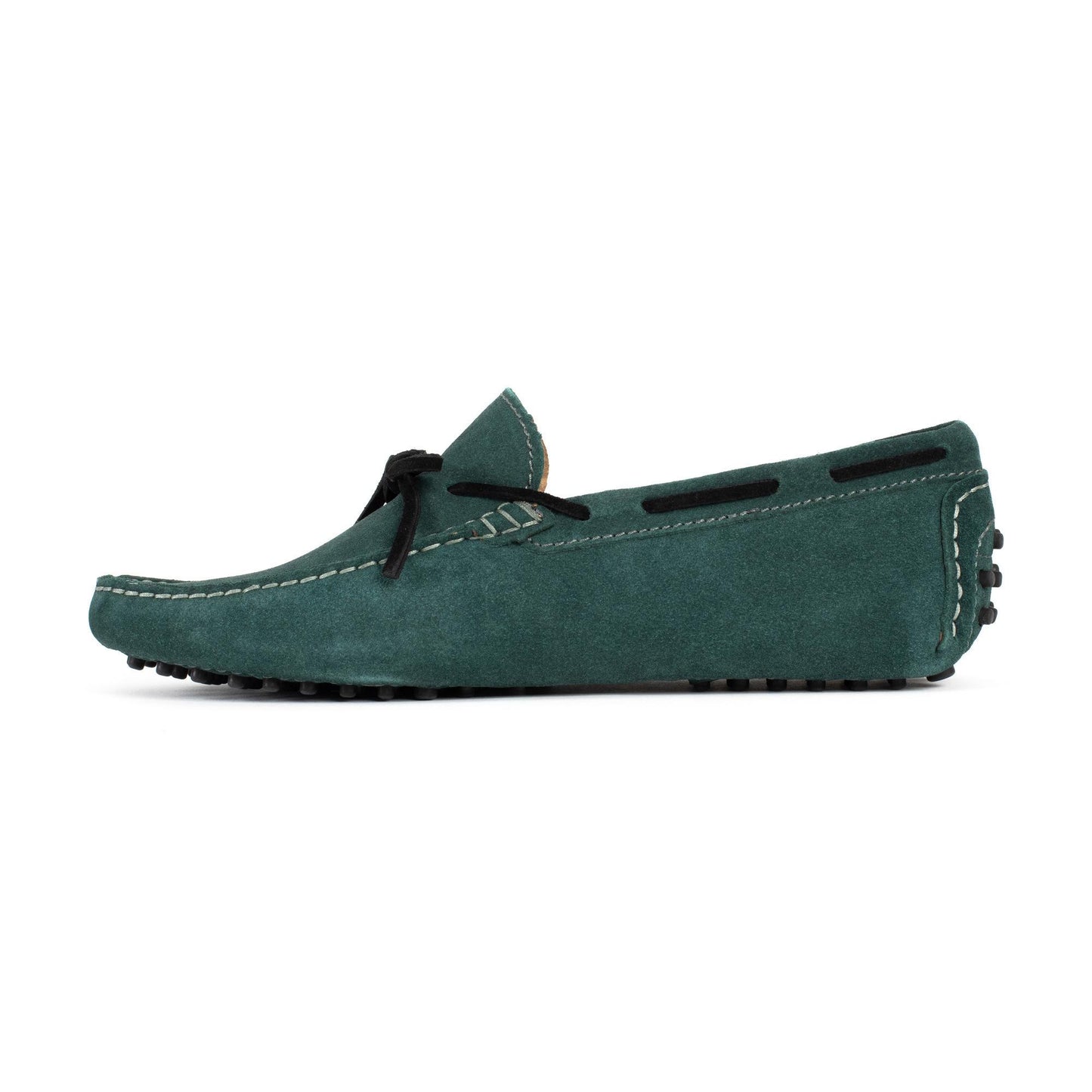QUID mocassins à lacets forêt et noir