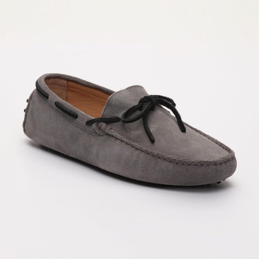 QUID mocassins à lacets gris et noir
