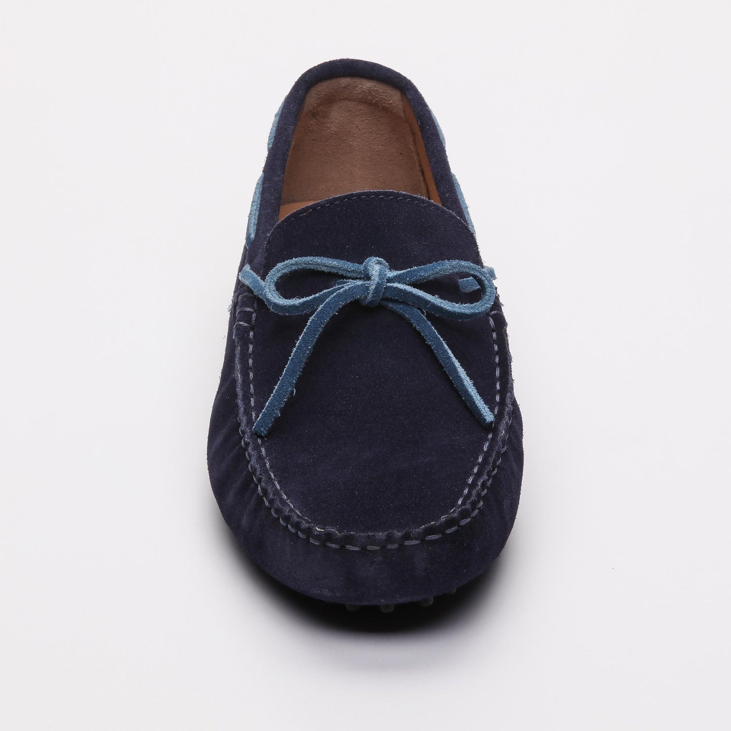QUID mocassins à lacets marine et bleu électrique