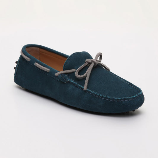 QUID mocassins à lacets turquoise foncé