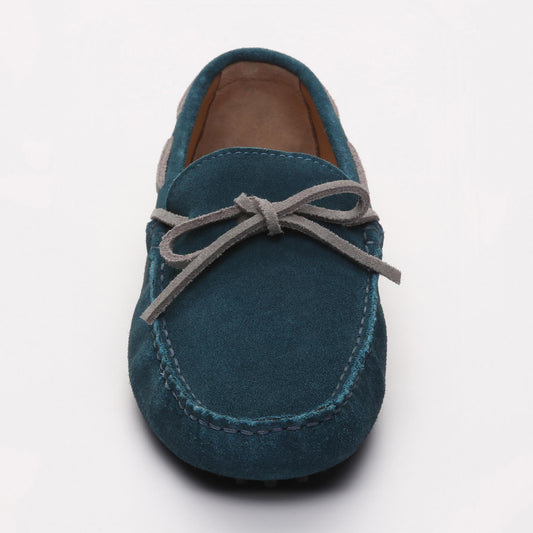 QUID mocassins à lacets turquoise foncé