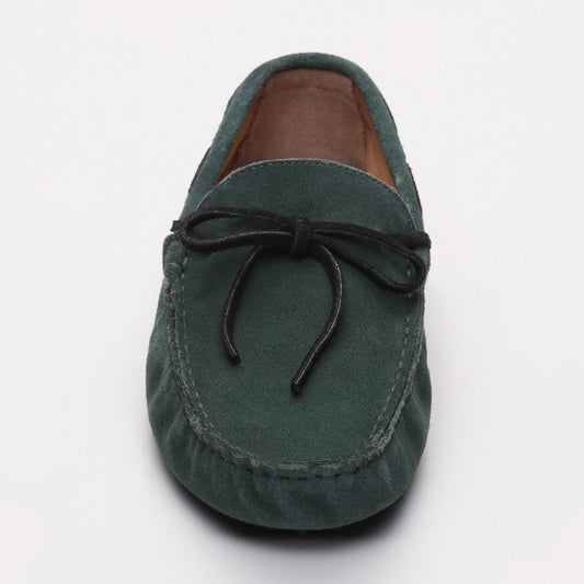 QUID mocassins à lacets vert et noir