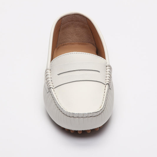 THANDIE mocassins classiques blanc