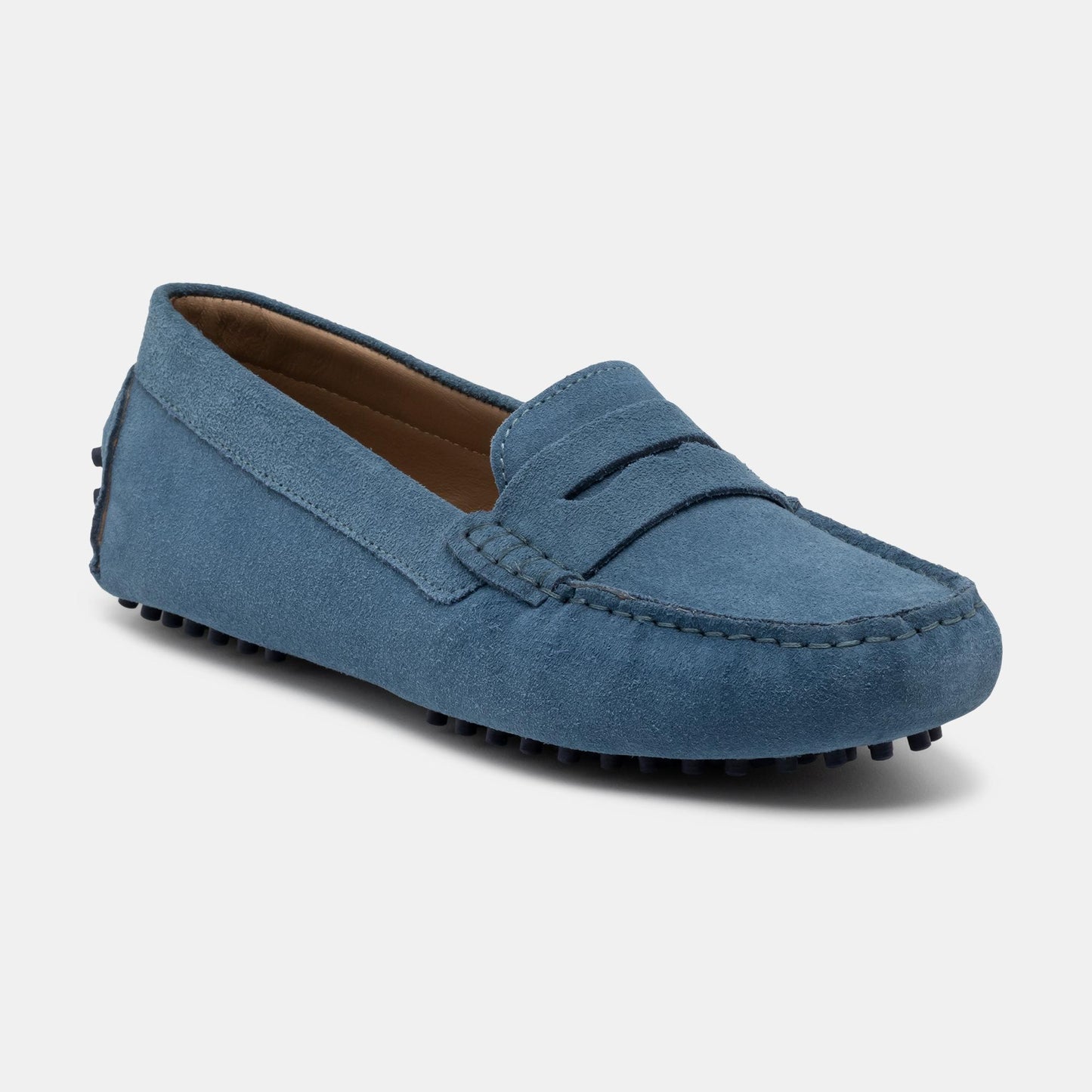 THANDIE mocassins classiques gris bleu