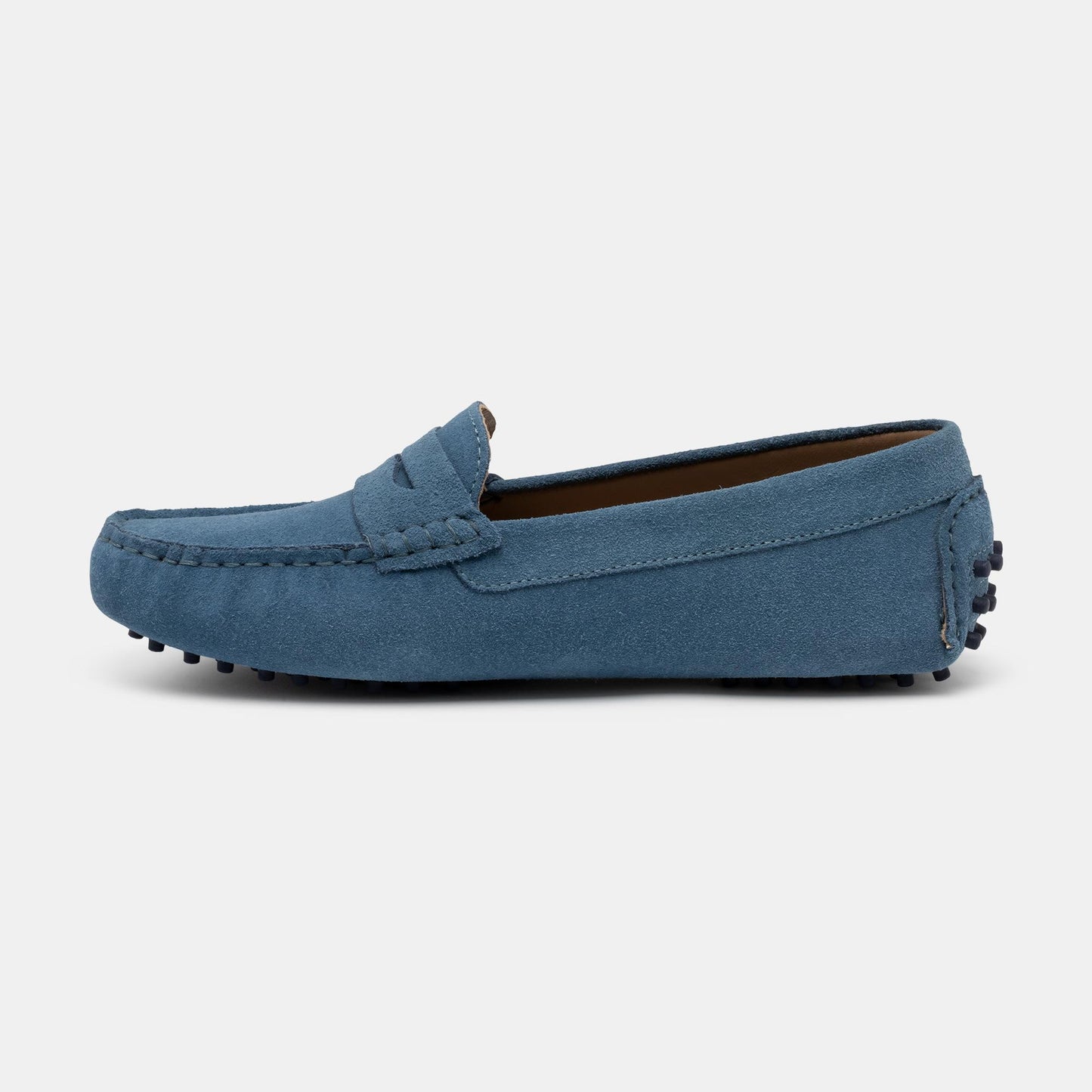 THANDIE mocassins classiques gris bleu