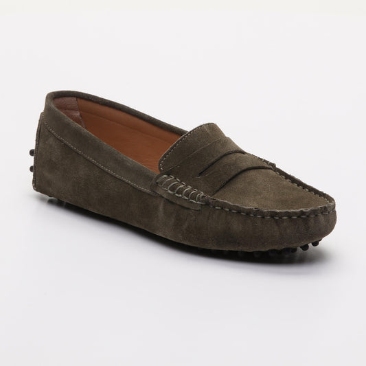 THANDIE mocassins classiques kaki