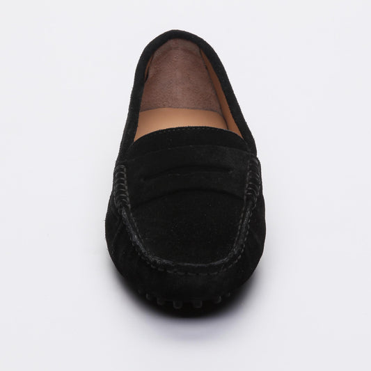 THANDIE mocassins classiques noir