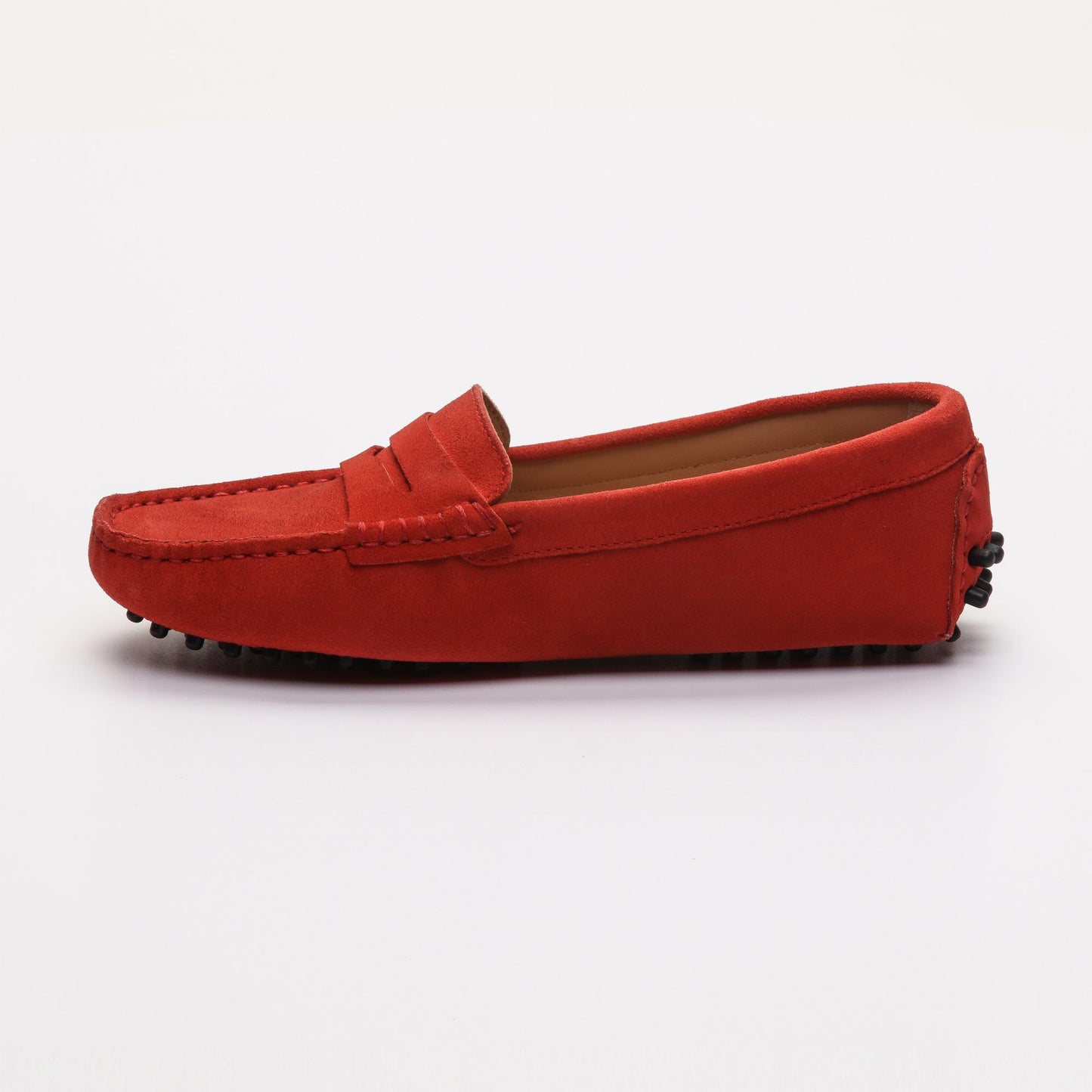 THANDIE mocassins classiques rouge