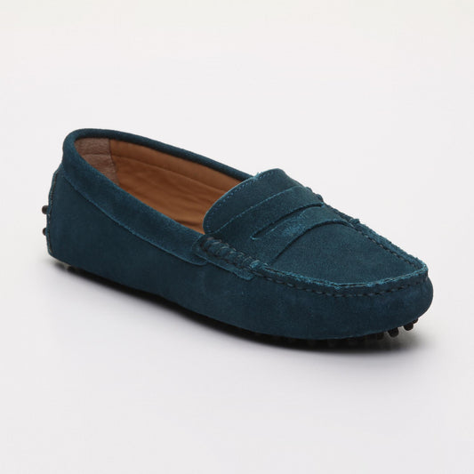 THANDIE mocassins classiques turquoise foncé