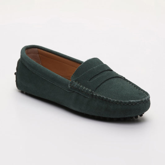 THANDIE mocassins classiques vert