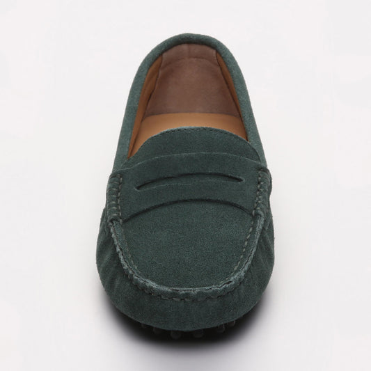 THANDIE mocassins classiques vert