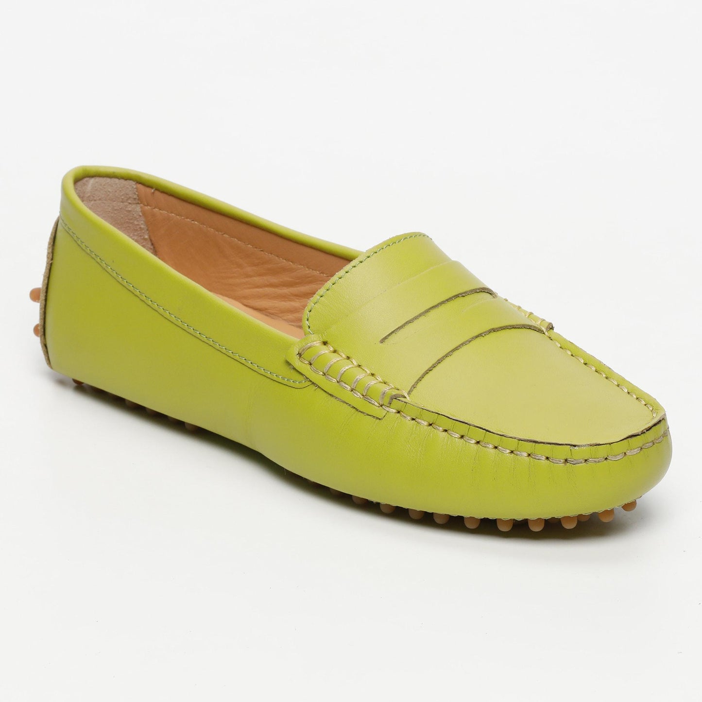 THANDIE mocassins classiques vert pomme