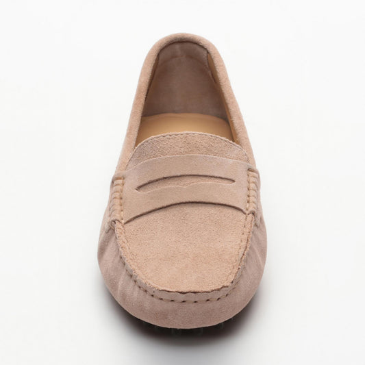 THANDIE mocassins classiques vieux rose clair
