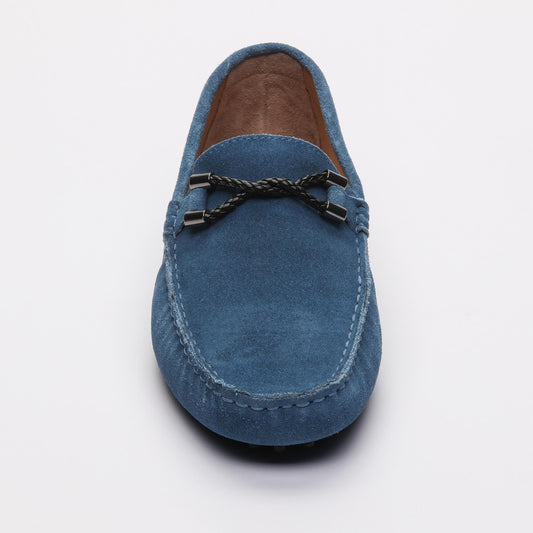 TOM mocassins fantaisies bleu électrique