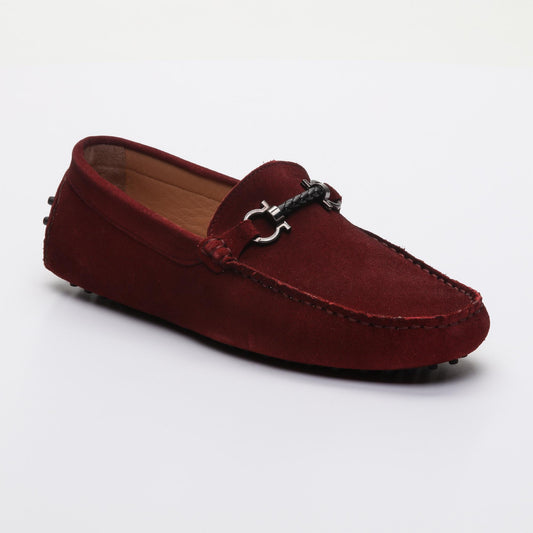 TRENTON mocassins fantaisies bordeaux