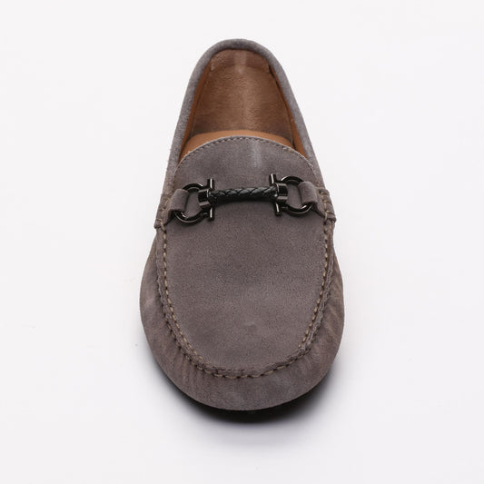 TRENTON mocassins fantaisies gris foncé
